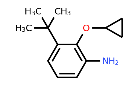 CAS 1243445-12-6 | 3-Tert-butyl-2-cyclopropoxyaniline