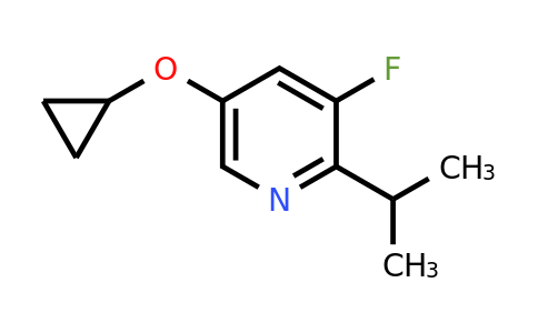 CAS 1243445-16-0 | 5-Cyclopropoxy-3-fluoro-2-isopropylpyridine