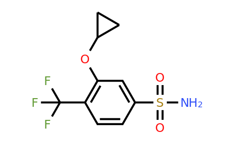 CAS 1243445-18-2 | 3-Cyclopropoxy-4-(trifluoromethyl)benzenesulfonamide