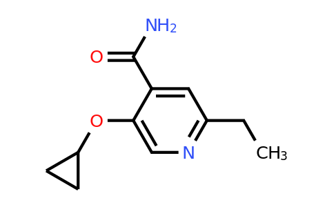 CAS 1243445-25-1 | 5-Cyclopropoxy-2-ethylisonicotinamide