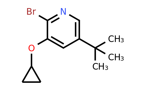 CAS 1243445-26-2 | 2-Bromo-5-tert-butyl-3-cyclopropoxypyridine