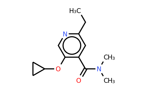 CAS 1243445-29-5 | 5-Cyclopropoxy-2-ethyl-N,n-dimethylisonicotinamide