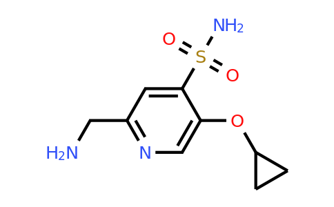 CAS 1243445-31-9 | 2-(Aminomethyl)-5-cyclopropoxypyridine-4-sulfonamide