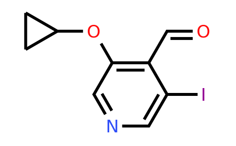 CAS 1243445-35-3 | 3-Cyclopropoxy-5-iodoisonicotinaldehyde