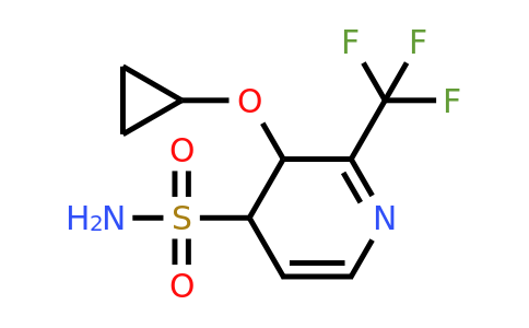CAS 1243445-39-7 | 3-Cyclopropoxy-2-(trifluoromethyl)-3,4-dihydropyridine-4-sulfonamide