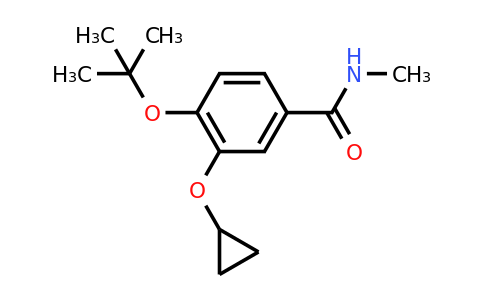 CAS 1243445-40-0 | 4-Tert-butoxy-3-cyclopropoxy-N-methylbenzamide
