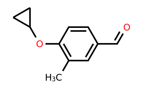 CAS 1243445-41-1 | 4-Cyclopropoxy-3-methylbenzaldehyde