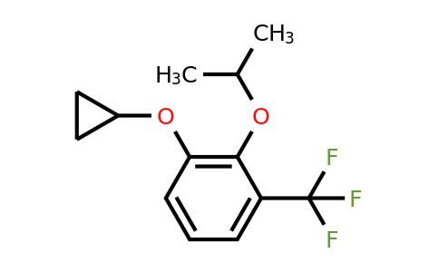 CAS 1243445-42-2 | 1-Cyclopropoxy-2-isopropoxy-3-(trifluoromethyl)benzene