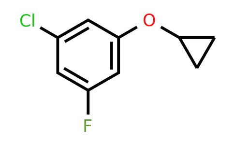 CAS 1243445-47-7 | 1-Chloro-3-cyclopropoxy-5-fluorobenzene