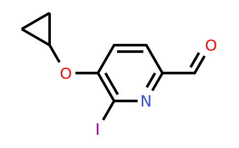 CAS 1243445-48-8 | 5-Cyclopropoxy-6-iodopicolinaldehyde