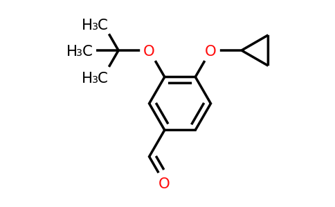 CAS 1243445-53-5 | 3-Tert-butoxy-4-cyclopropoxybenzaldehyde