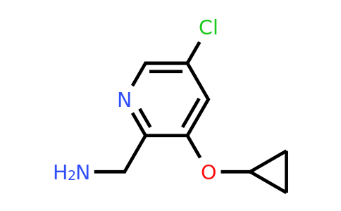 CAS 1243445-58-0 | (5-Chloro-3-cyclopropoxypyridin-2-YL)methanamine