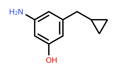 CAS 1243445-59-1 | 3-Amino-5-(cyclopropylmethyl)phenol