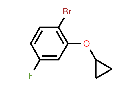 CAS 1243445-60-4 | 1-Bromo-2-cyclopropoxy-4-fluorobenzene