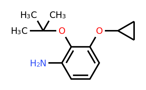 CAS 1243445-61-5 | 2-Tert-butoxy-3-cyclopropoxyaniline