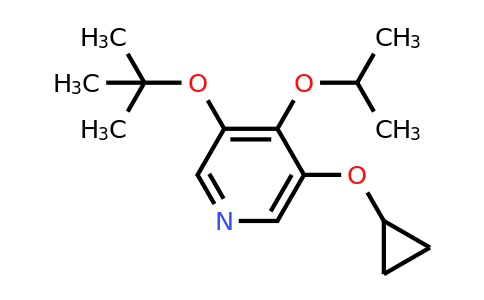 CAS 1243445-62-6 | 3-Tert-butoxy-5-cyclopropoxy-4-isopropoxypyridine