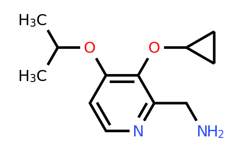 CAS 1243445-64-8 | (3-Cyclopropoxy-4-isopropoxypyridin-2-YL)methanamine