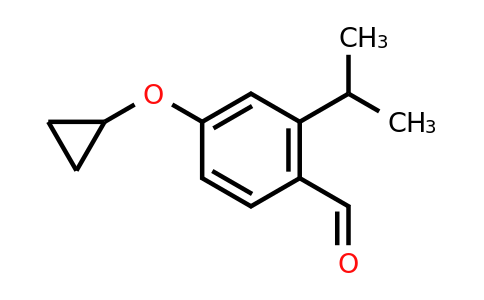 CAS 1243445-65-9 | 4-Cyclopropoxy-2-isopropylbenzaldehyde