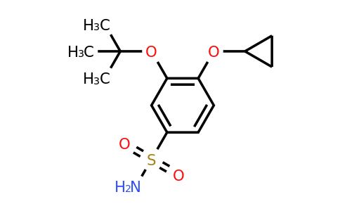 CAS 1243445-68-2 | 3-Tert-butoxy-4-cyclopropoxybenzenesulfonamide