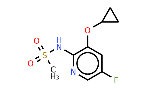 CAS 1243445-69-3 | N-(3-cyclopropoxy-5-fluoropyridin-2-YL)methanesulfonamide