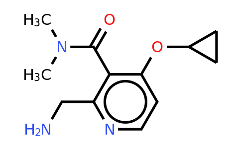CAS 1243445-73-9 | 2-(Aminomethyl)-4-cyclopropoxy-N,n-dimethylnicotinamide