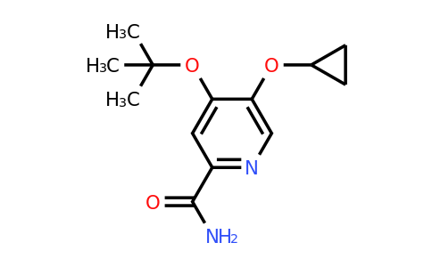 CAS 1243445-76-2 | 4-Tert-butoxy-5-cyclopropoxypicolinamide