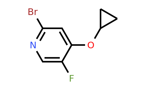 CAS 1243445-78-4 | 2-Bromo-4-cyclopropoxy-5-fluoropyridine