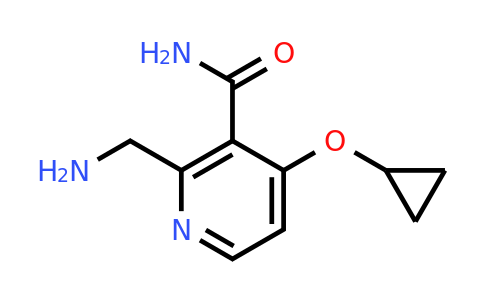 CAS 1243445-82-0 | 2-(Aminomethyl)-4-cyclopropoxynicotinamide