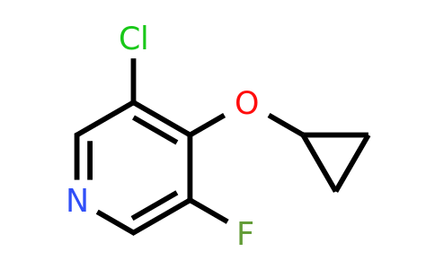 CAS 1243445-84-2 | 3-Chloro-4-cyclopropoxy-5-fluoropyridine