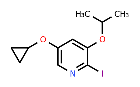 CAS 1243445-85-3 | 5-Cyclopropoxy-2-iodo-3-isopropoxypyridine