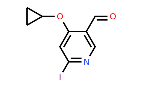 CAS 1243445-87-5 | 4-Cyclopropoxy-6-iodonicotinaldehyde