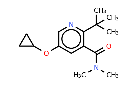 CAS 1243445-89-7 | 2-Tert-butyl-5-cyclopropoxy-N,n-dimethylnicotinamide