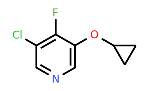 CAS 1243445-95-5 | 3-Chloro-5-cyclopropoxy-4-fluoropyridine
