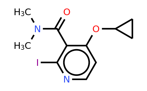 CAS 1243445-97-7 | 4-Cyclopropoxy-2-iodo-N,n-dimethylnicotinamide