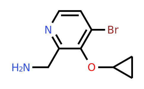 CAS 1243446-02-7 | (4-Bromo-3-cyclopropoxypyridin-2-YL)methanamine