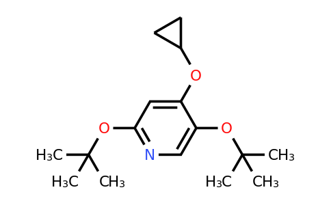 CAS 1243446-05-0 | 2,5-DI-Tert-butoxy-4-cyclopropoxypyridine