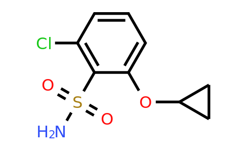 CAS 1243446-11-8 | 2-Chloro-6-cyclopropoxybenzenesulfonamide