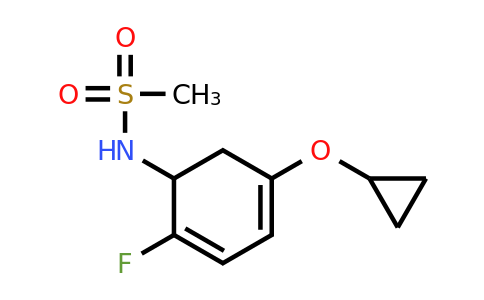 CAS 1243446-16-3 | N-(5-cyclopropoxy-2-fluorocyclohexa-2,4-dienyl)methanesulfonamide