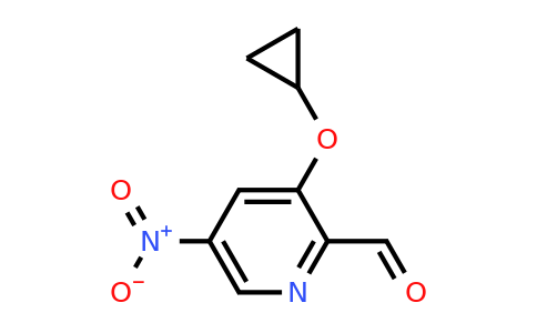 CAS 1243446-18-5 | 3-Cyclopropoxy-5-nitropicolinaldehyde