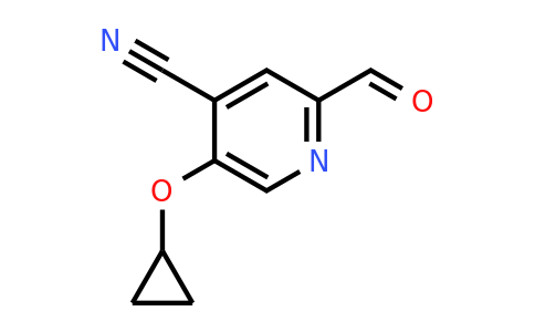 CAS 1243446-21-0 | 5-Cyclopropoxy-2-formylisonicotinonitrile