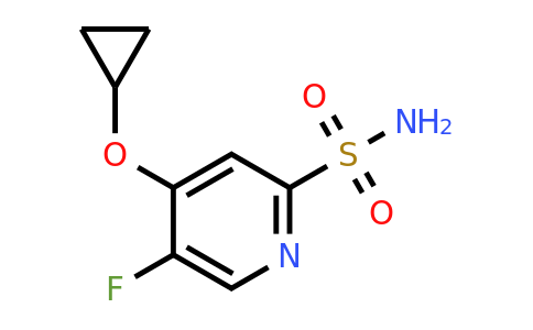 CAS 1243446-23-2 | 4-Cyclopropoxy-5-fluoropyridine-2-sulfonamide