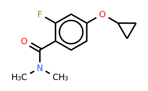 CAS 1243446-27-6 | 4-Cyclopropoxy-2-fluoro-N,n-dimethylbenzamide