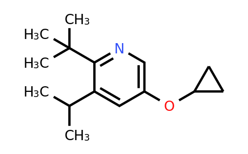CAS 1243446-29-8 | 2-Tert-butyl-5-cyclopropoxy-3-isopropylpyridine