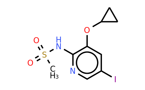 CAS 1243446-33-4 | N-(3-cyclopropoxy-5-iodopyridin-2-YL)methanesulfonamide