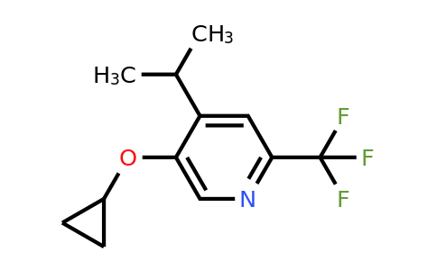 CAS 1243446-34-5 | 5-Cyclopropoxy-4-isopropyl-2-(trifluoromethyl)pyridine