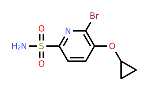 CAS 1243446-38-9 | 6-Bromo-5-cyclopropoxypyridine-2-sulfonamide