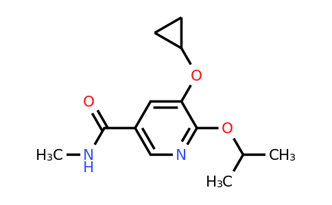 CAS 1243446-41-4 | 5-Cyclopropoxy-6-isopropoxy-N-methylnicotinamide