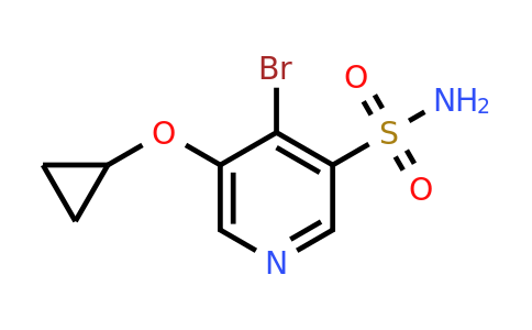 CAS 1243446-42-5 | 4-Bromo-5-cyclopropoxypyridine-3-sulfonamide