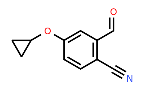 CAS 1243446-50-5 | 4-Cyclopropoxy-2-formylbenzonitrile