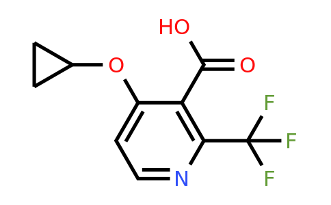 CAS 1243446-51-6 | 4-Cyclopropoxy-2-(trifluoromethyl)nicotinic acid
